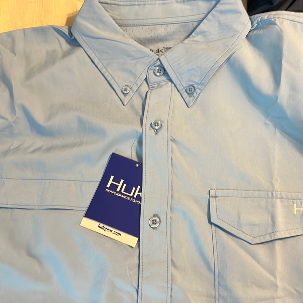 HUK performance fishing shirt NEW
